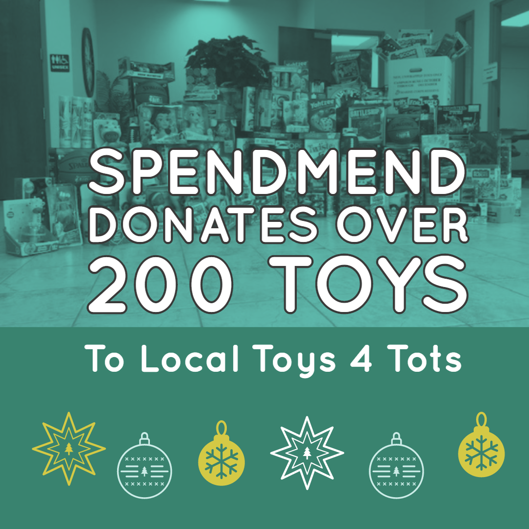 SpendMend Donates over 200 Toys to Local Toys 4 Tots