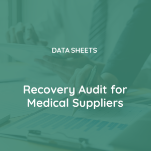 Recovery Audit for Medical Suppliers