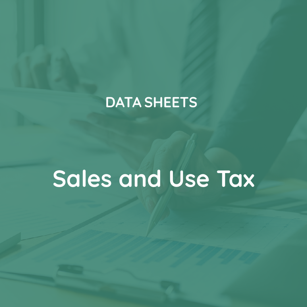 Sales and Use Tax