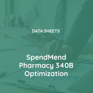 SpendMend Pharmacy 340B Optimization