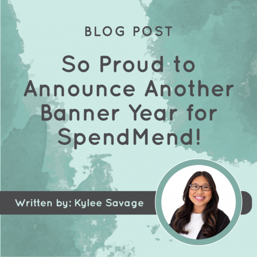 So Proud to Announce Another Banner Year for SpendMend!