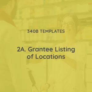 2A. Grantee Listing of Locations Template – Starter